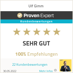Ulf Gimm auf ProvenExpert